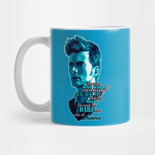 The Man Who Keeps Running Mug